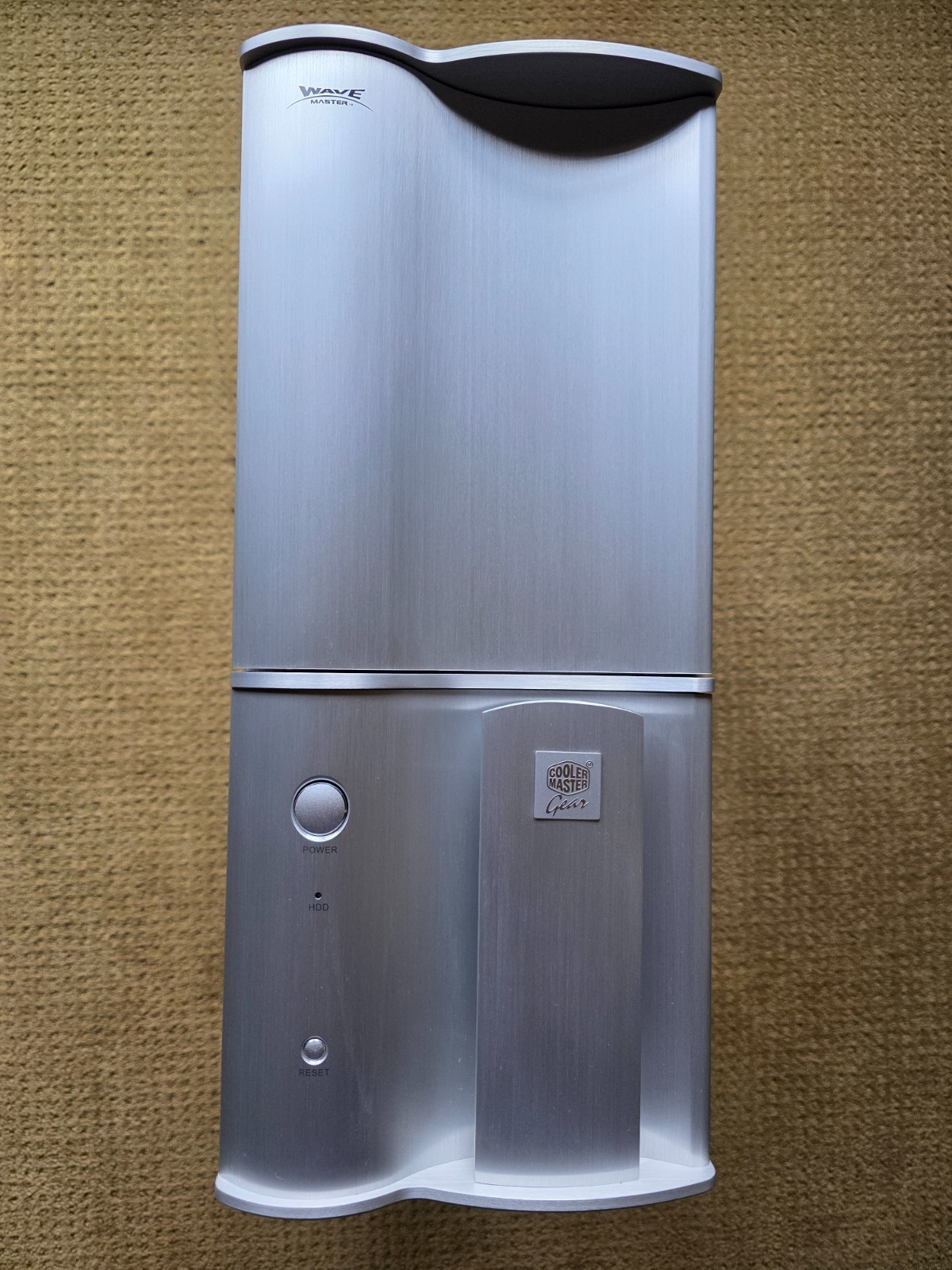 Vintage Cooler Master Wave Silver TAC-T01-E1C Aluminum ATX Mid Tower Case Mint