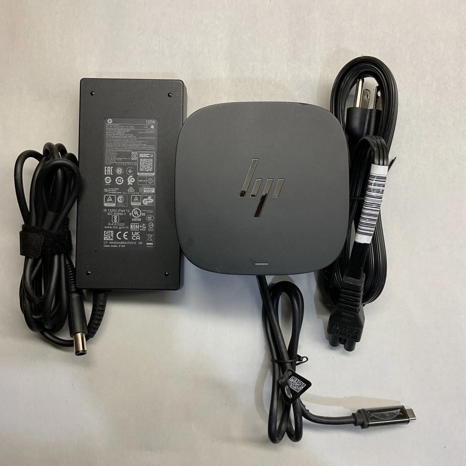 HP Thunderbolt Dock G2 HSN-IX01 With 120W POWER Docking Station 