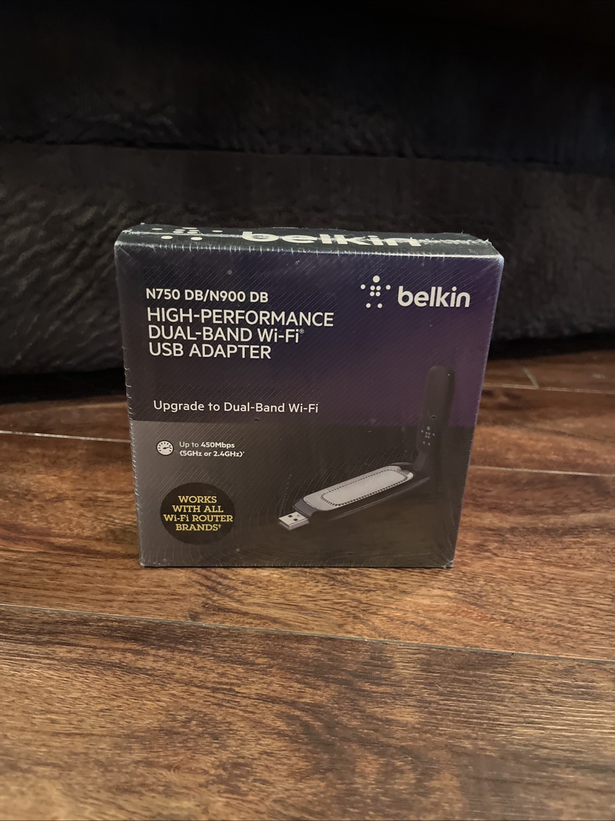 NIP Belkin N750 DB/N900 DB High-Performance Dual-Band WiFi USB Adapter Sealed