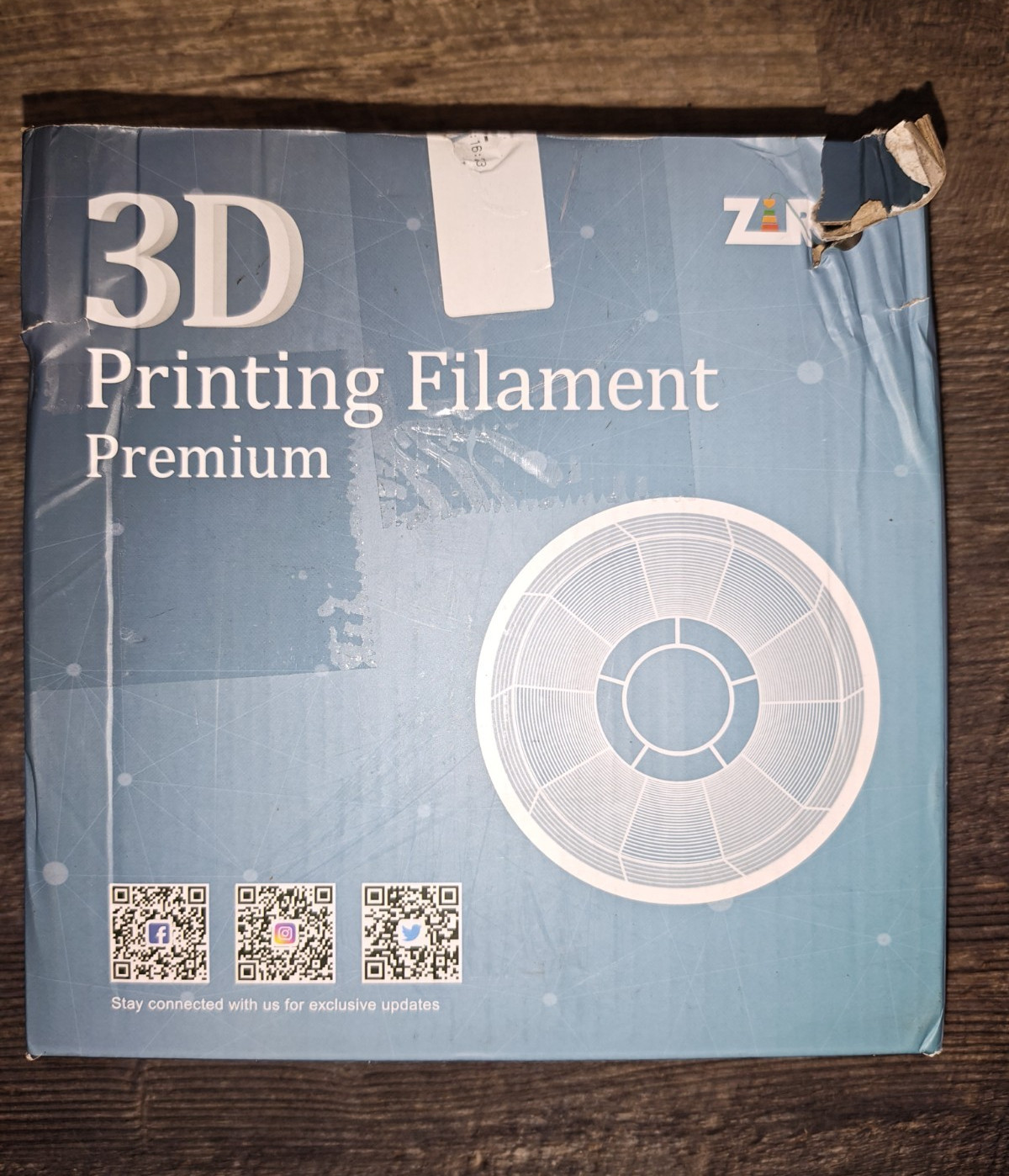 ZIRO PLA PRO 3D Printer Filament 1.75mm Fluo-Green 1kg Spool