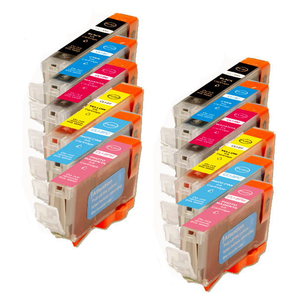 12 PK New Ink Set w/ PC PM for Canon BCI-6 Pixma S830 S900 S9000 i950 i960