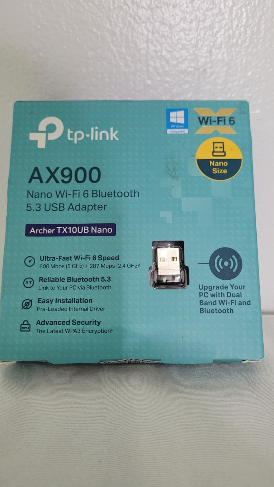 TP-Link Archer TX10UB Nano AX900 WiFi 6 Bluetooth 5.3 USB Adapter