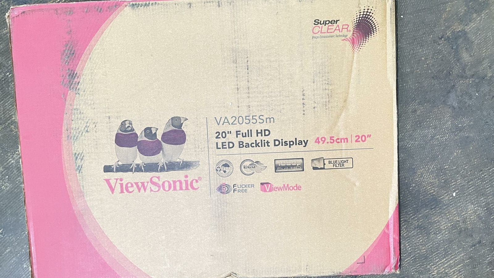 ViewSonic VA2055SM 20 Inch 1080p LED Monitor with VGA Input and Enhanced Viewing
