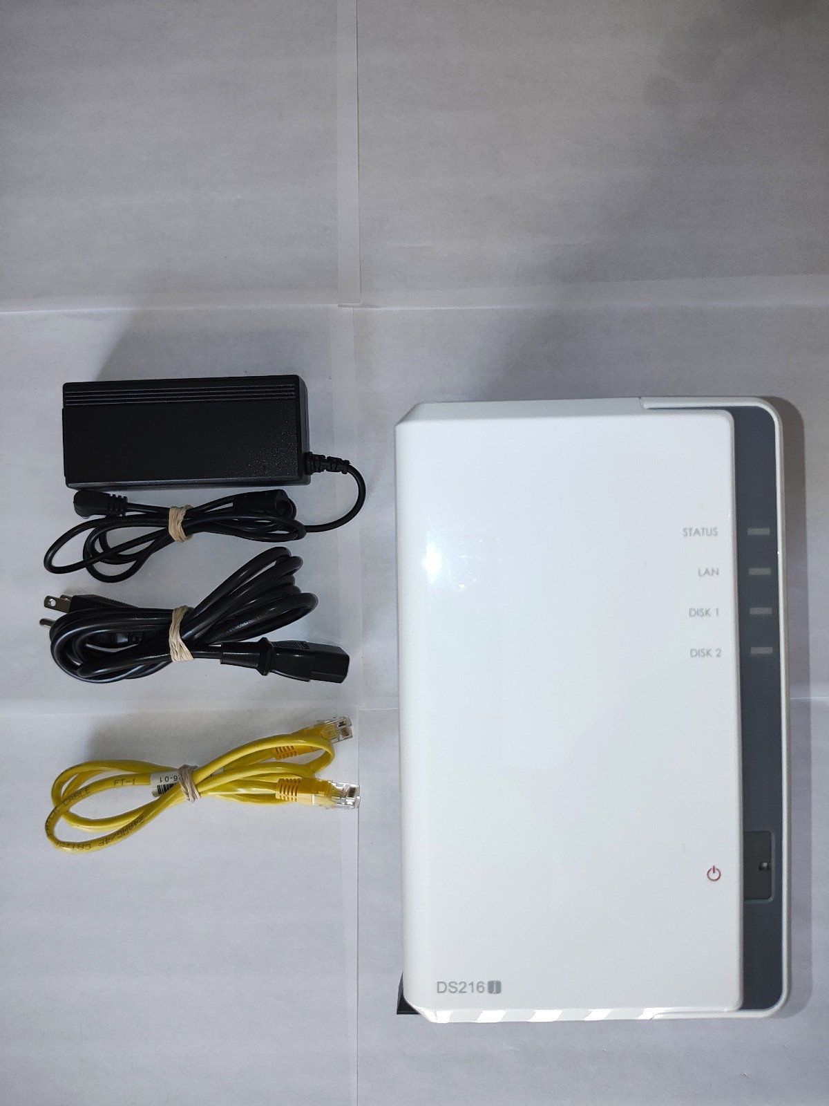 Synology DS216J 2-Bay NAS, 2x 1TB HDD INCLUDED - Tested, Working, Factory Reset