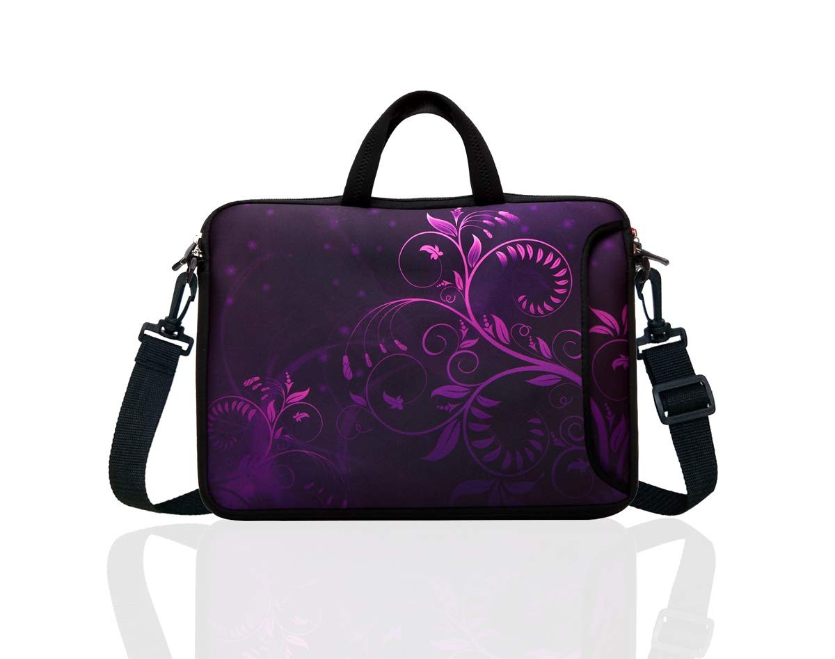 10Inch Laptop Shoulder Bag Sleeve Case with padded handle for 9.6” 9.7" 10" 1...