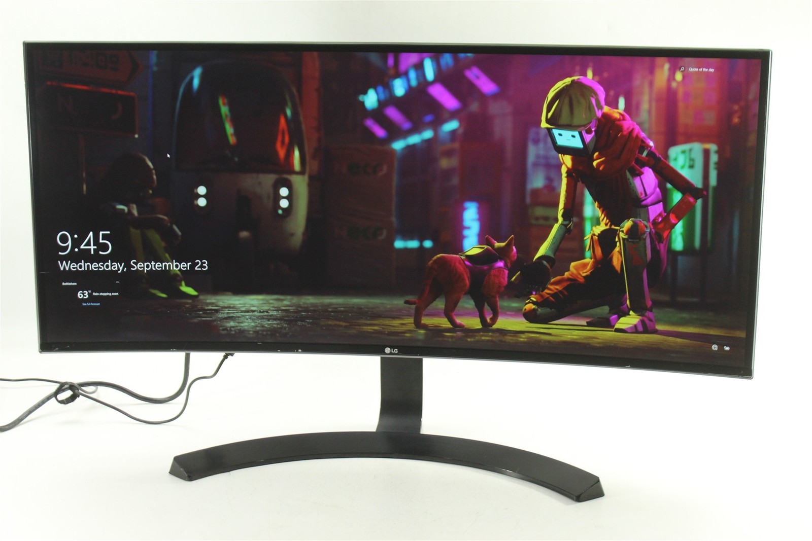 LG 34UC88-B 34" 3440x1440 60Hz UltraWide Curved IPS LED Monitor HDMI DP • NO AC