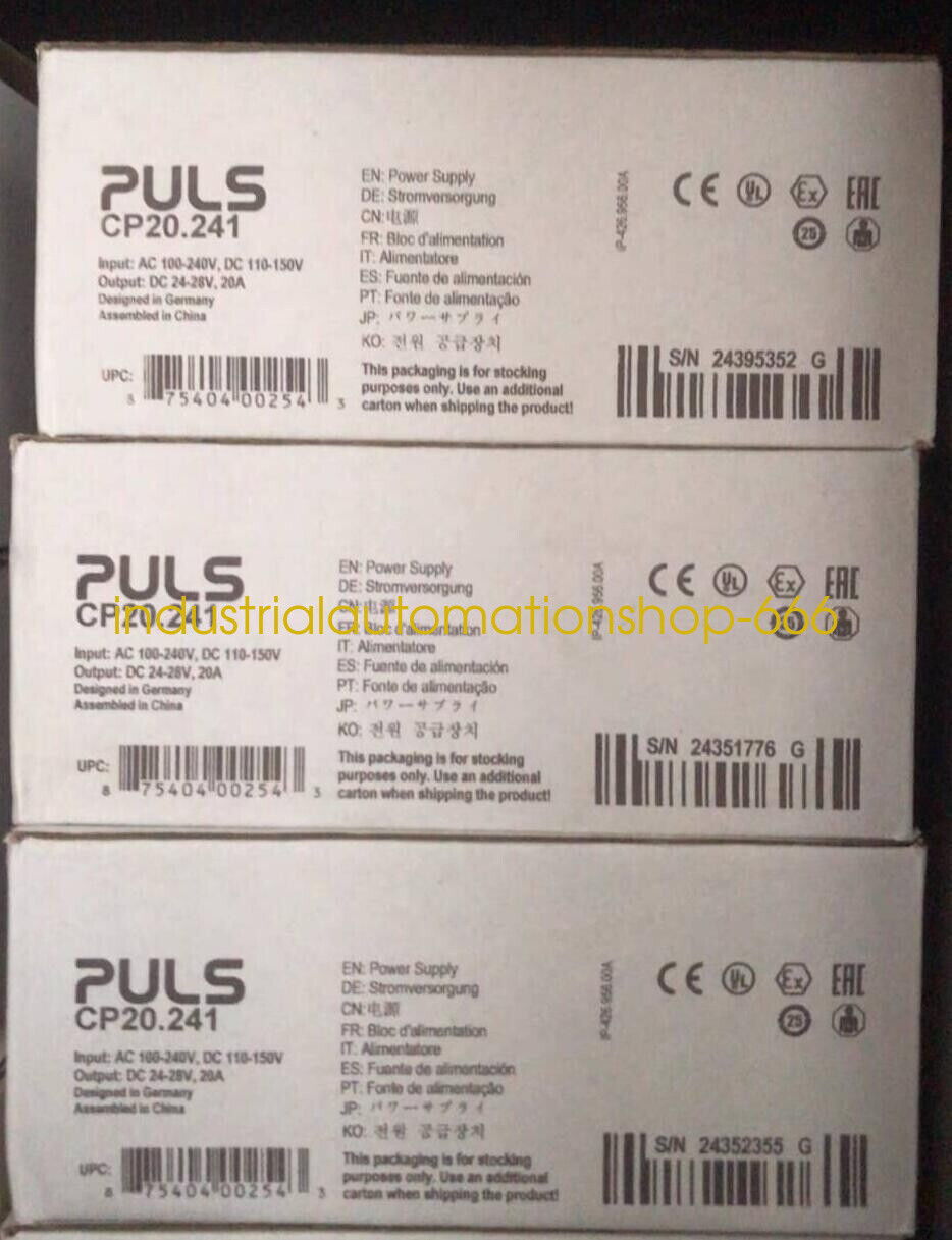 1PC NEW Puls CP20.241 Power Supply Output 24-28VDC Via DHL or FedEX