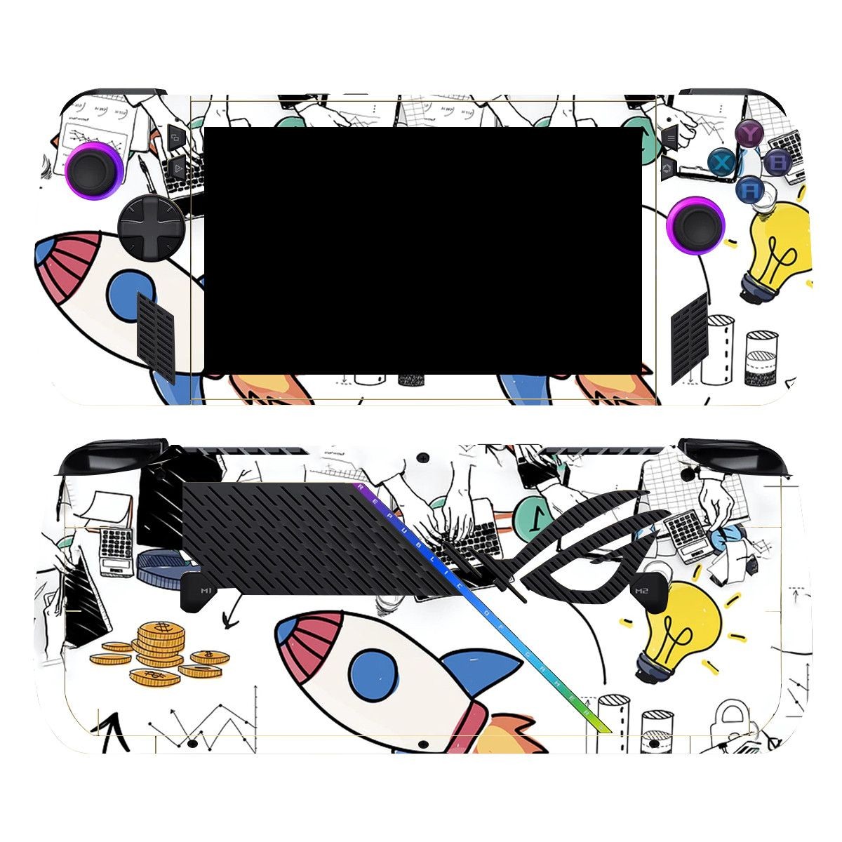 Vinyl Special Sticker Skin For ROG XBOX ALLY X 2024 Gaming Handheld