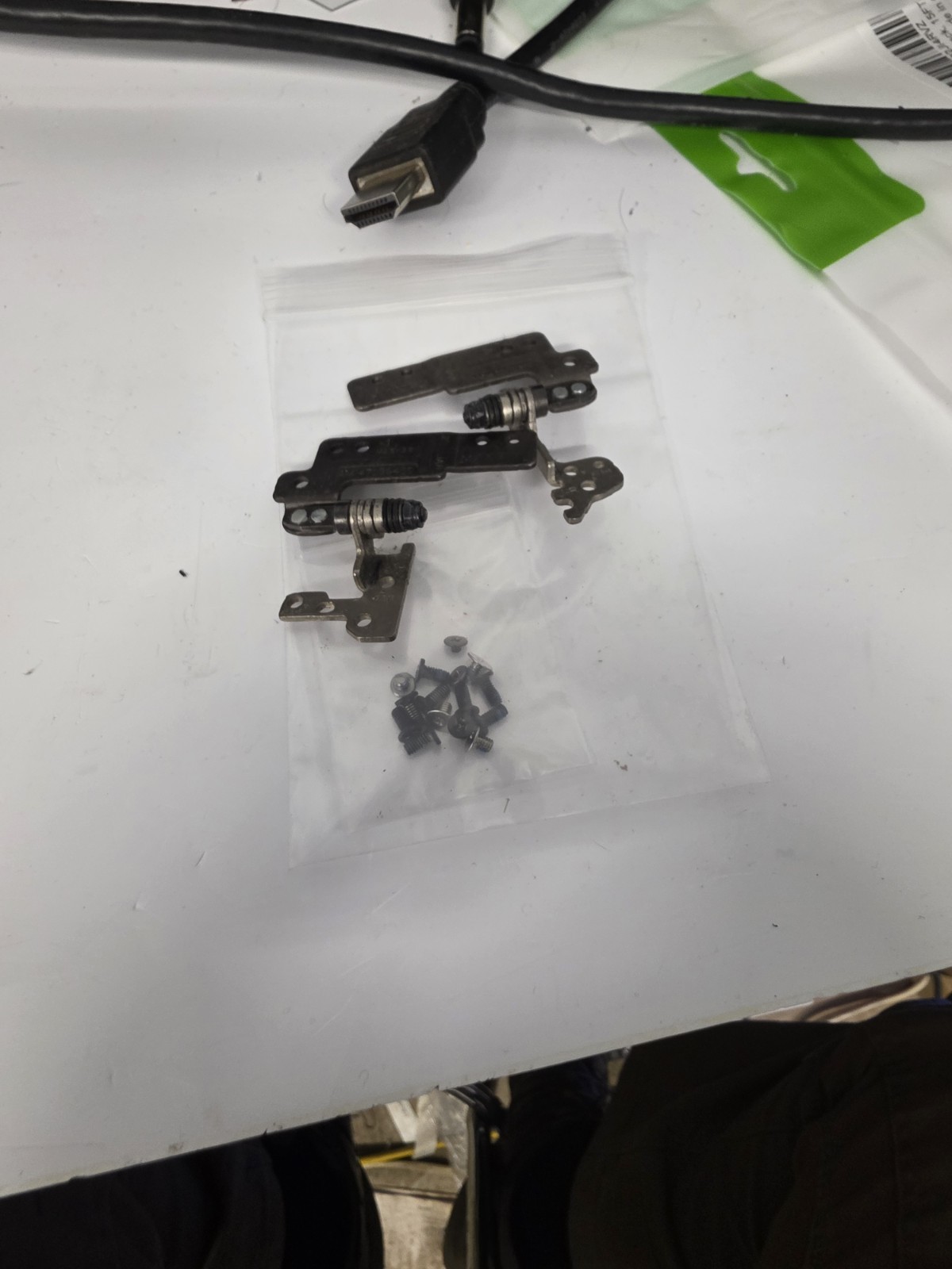 LCD Hinges Kit Screen Axis For DELL Latitude E7450 touch screen type With Screws