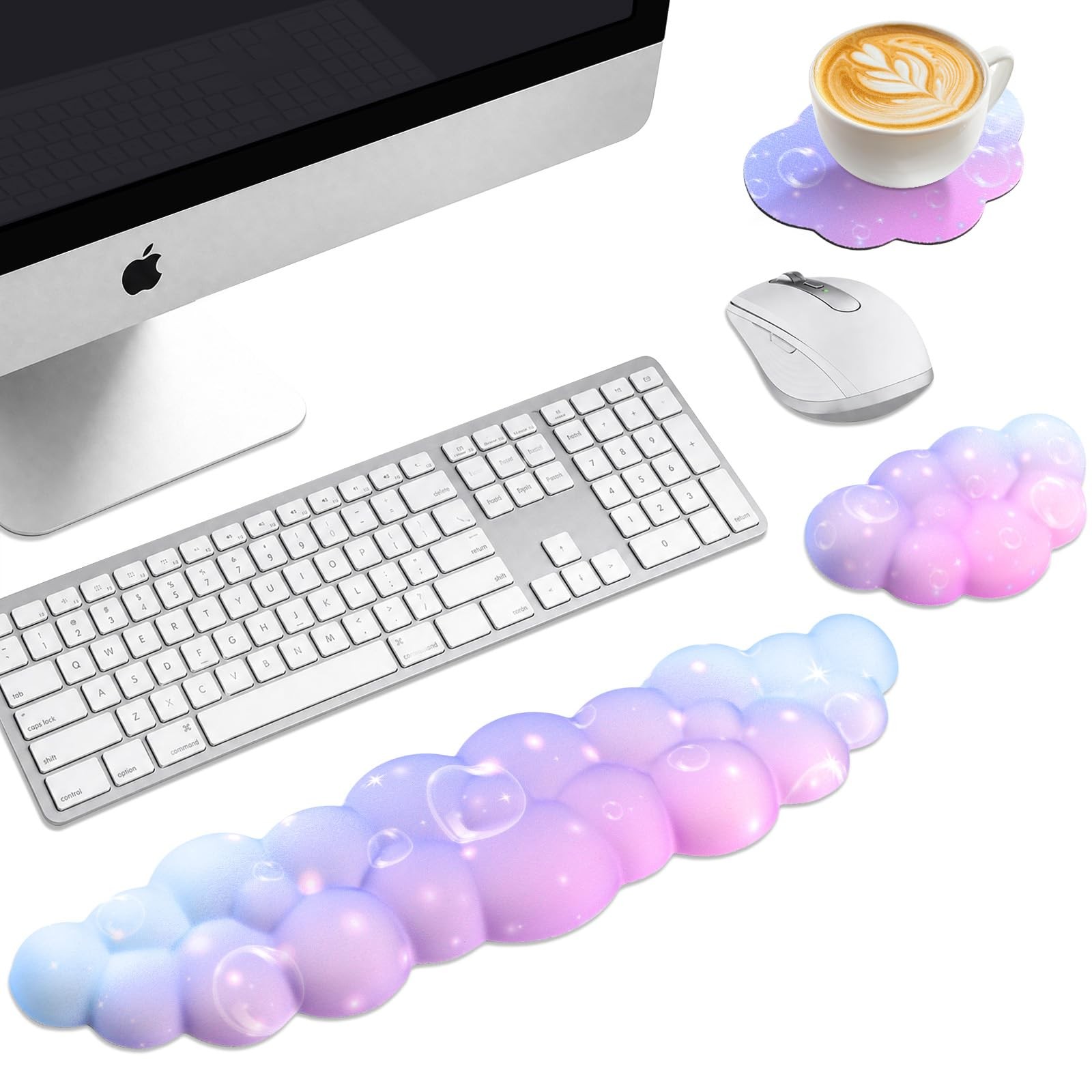 Cloud Wrist Rest for Computer Keyboard,Mouse Wrist Rest,Keyboard Wrist Rest