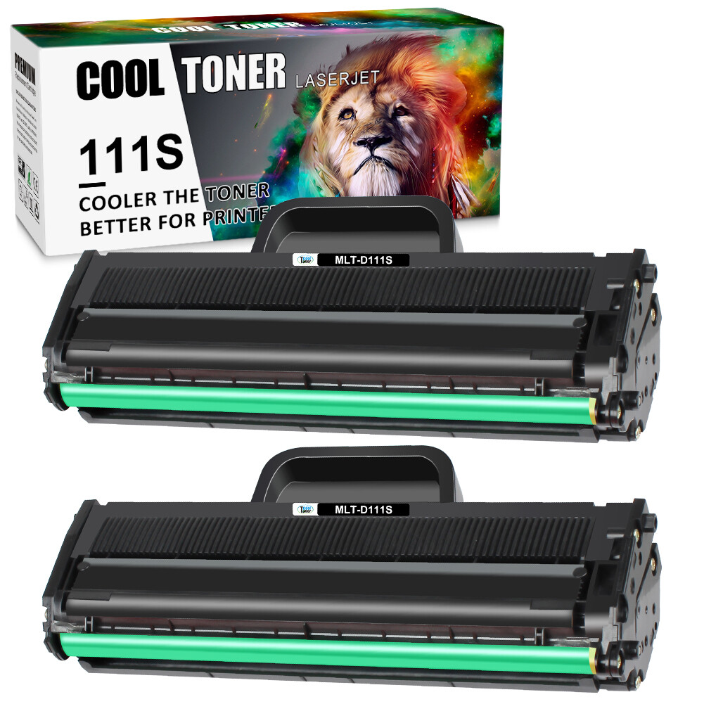 2PK MLT-D111S Toner Cartridge Fit for Samsung Xpress SL-M2022W SL-M2024W Printer
