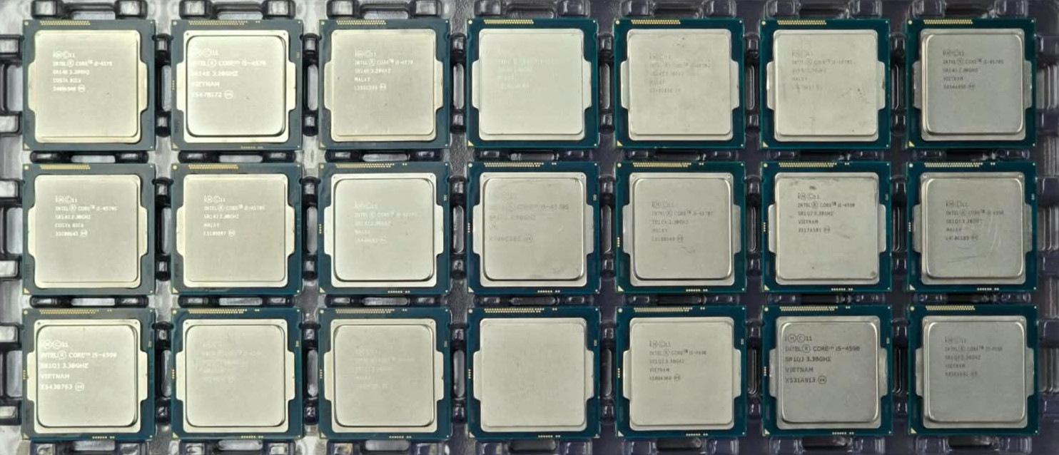 Lot of 82, Intel Core i5 4th Gen CPU Processors Tested Working *Not Grade A