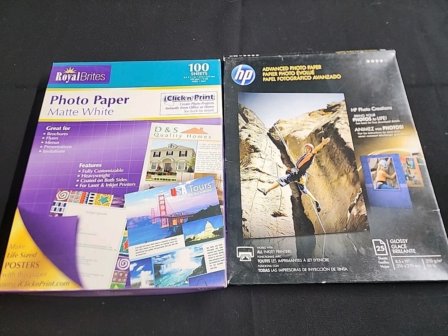 Royal Brites  Photo Paper Matte  8.5x11 Inkjet & Laser Printer new