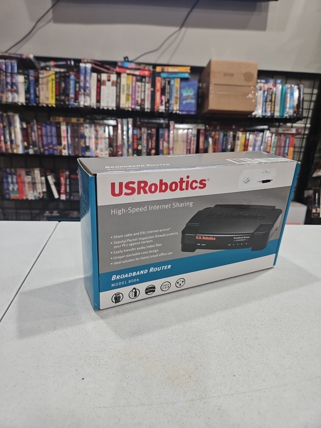 Router 4-Port US Robotics USR8004 10/100 Wired 738168037247 🇺🇸  