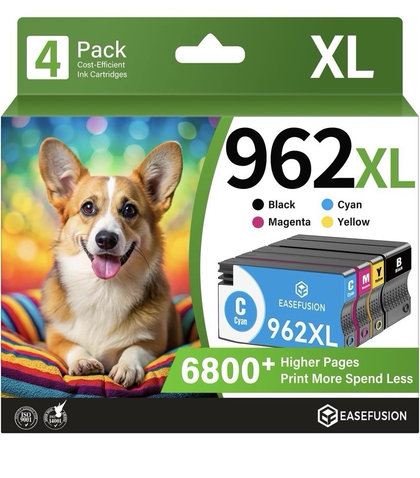 962XL Ink Cartridges Combos for HP Officejet Pro 9010 9015 9018 9020 9025 9028