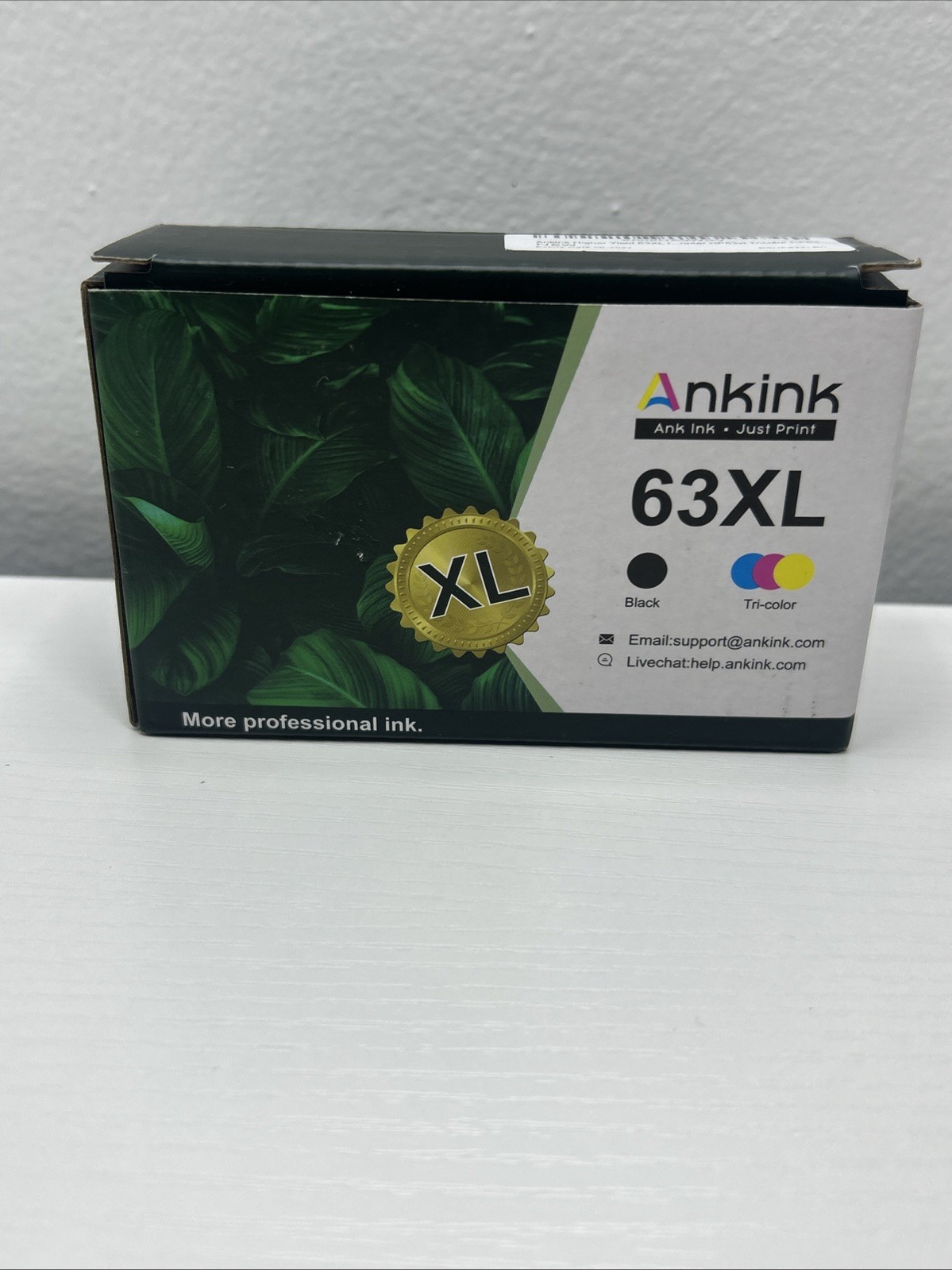 Ankink 63XL Ink Cartridges Replacement for HP 63 XL (Black Color Combo Pack) 