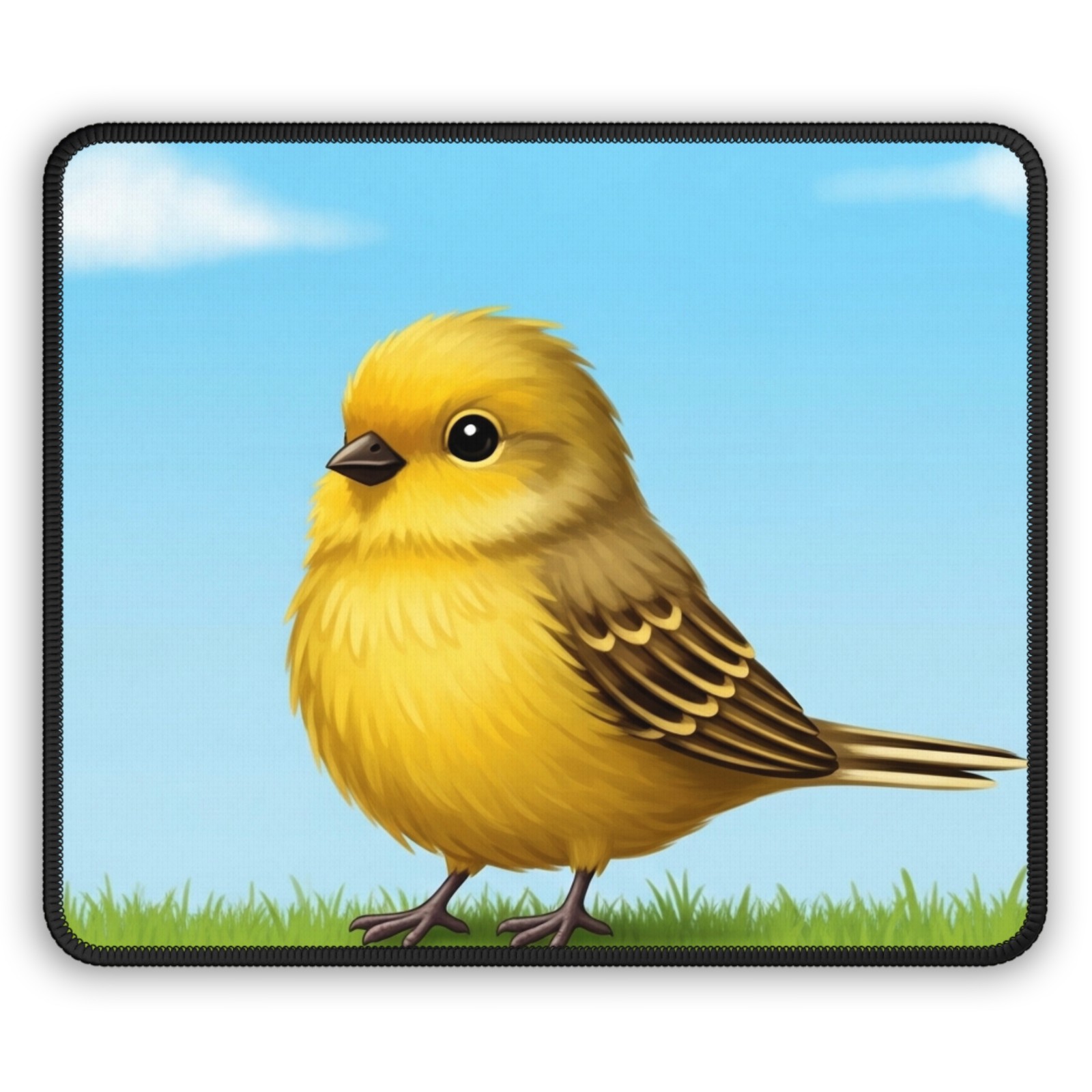 Cute Yellow Bird Gaming Mouse Pad