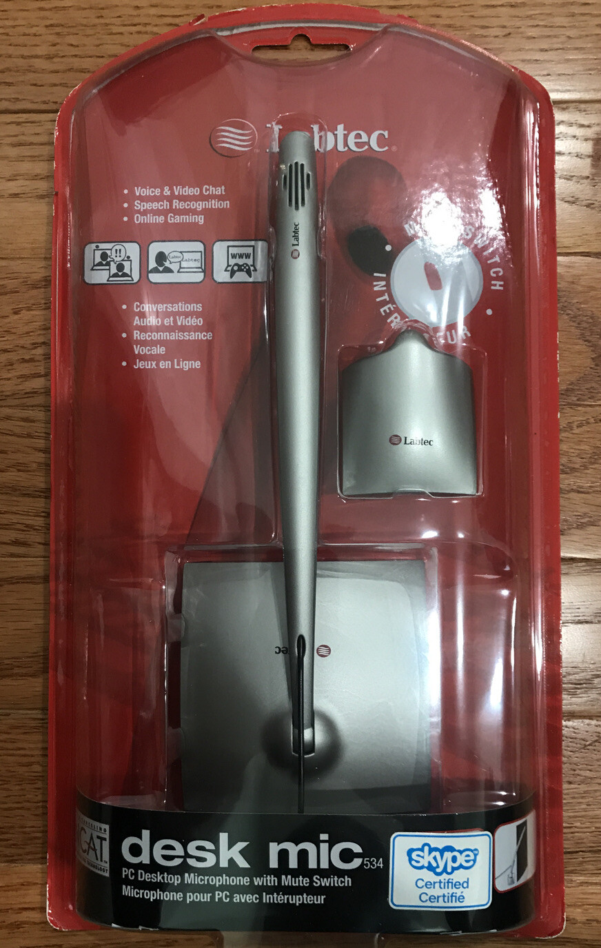 Brand New Labtec Desk Mic 534 (980182-0403)
