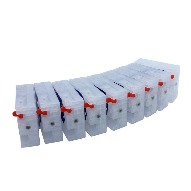 Refillable Ink Cartridges T8501-T8509 Empty No Chip FOR SureColor P800 SC-P800
