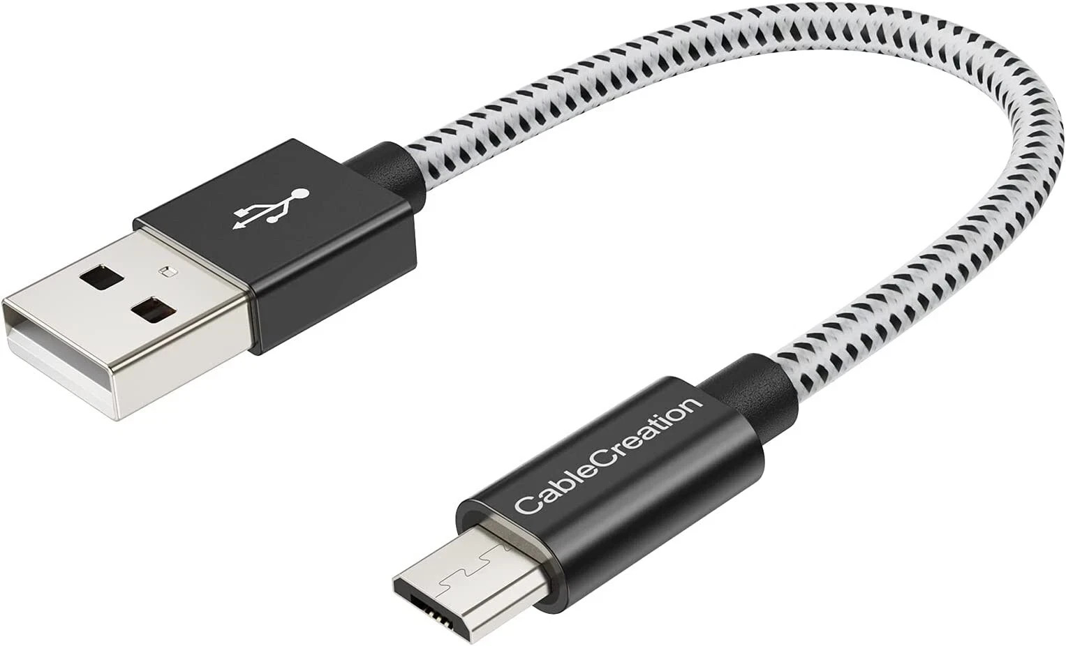 USB A male to micro USB 0.5 ft