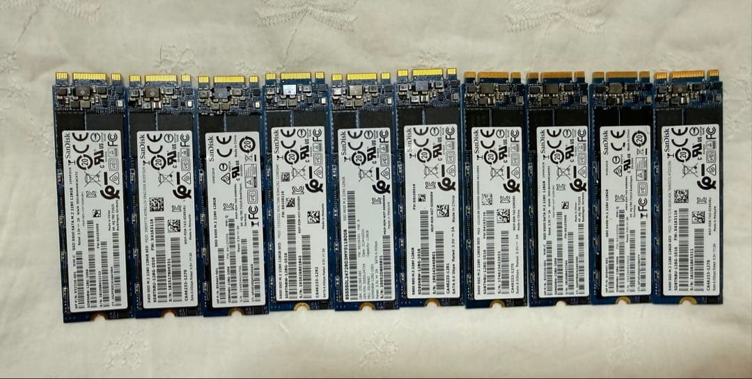 SanDisk X600 128GB M.2 2280 SATA SSD 10-Pack Internal SSD Tested