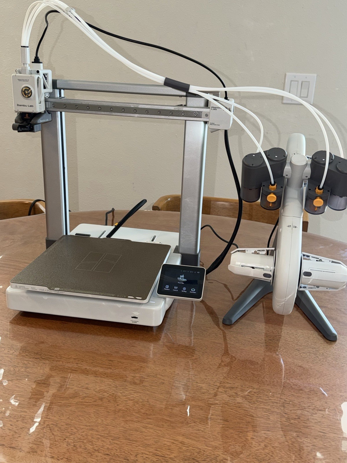 Bambu Lab A1 Combo 3D Printer + AMS Lite Multi Color Excellent Condition