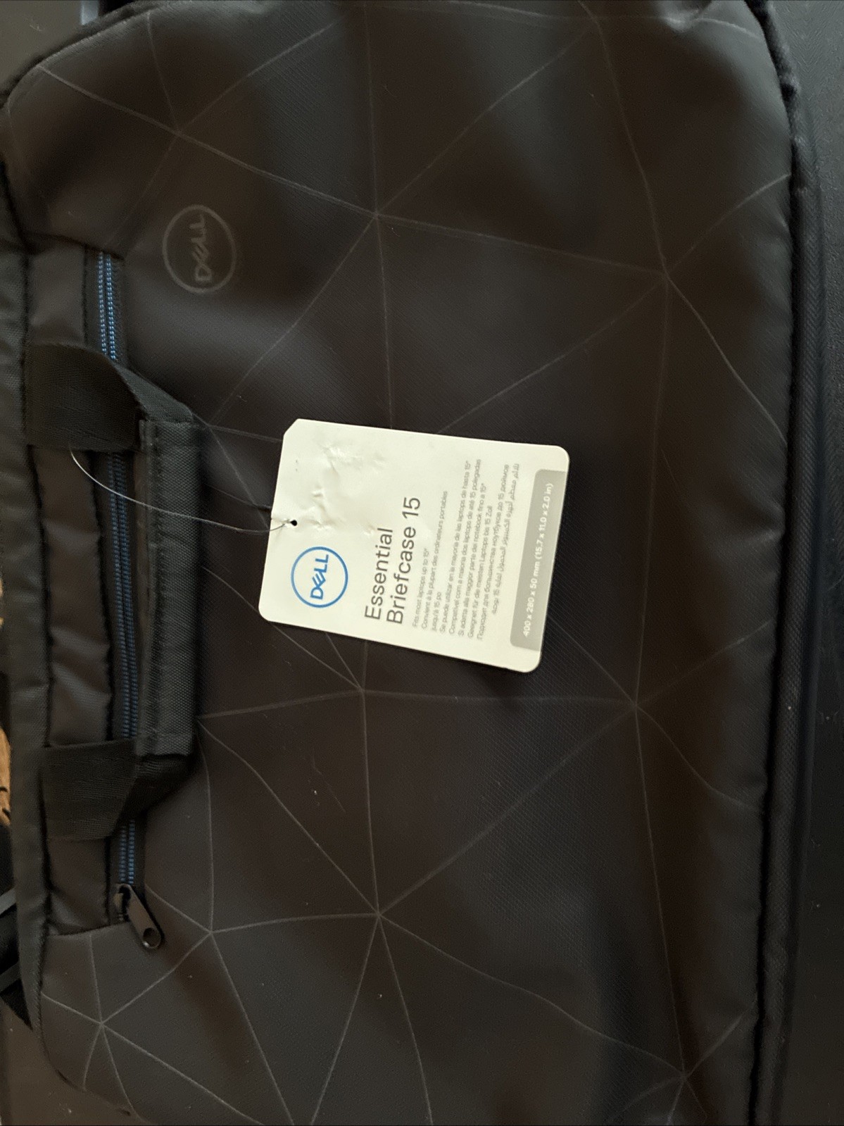 New Dell Essential Briefcase 15 Laptop Bag Case Black ES1520C 15.6” NWT