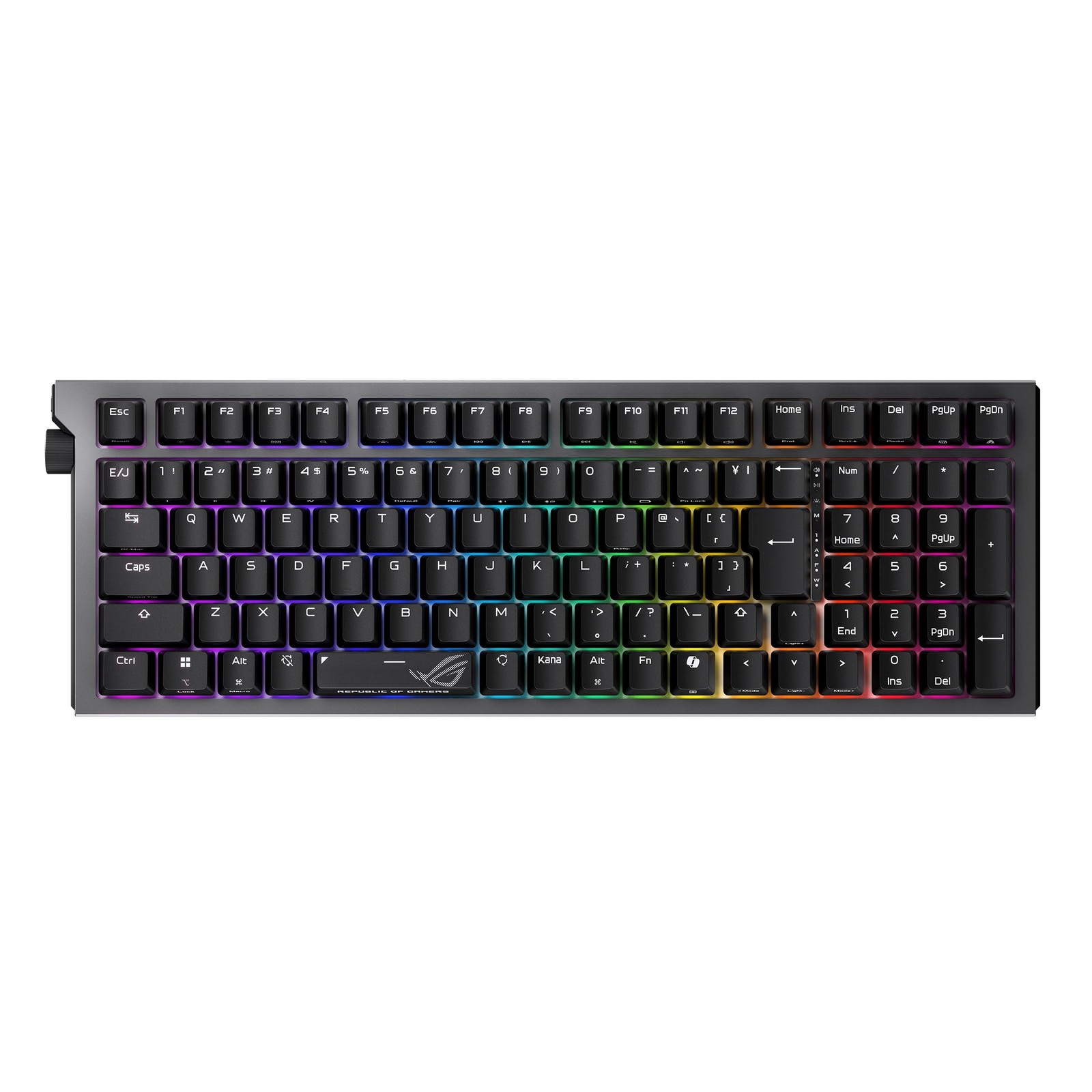 ASUS ROG Strix Morph 96 Wireless Gaming Keyboard Black 96 Percent Layout