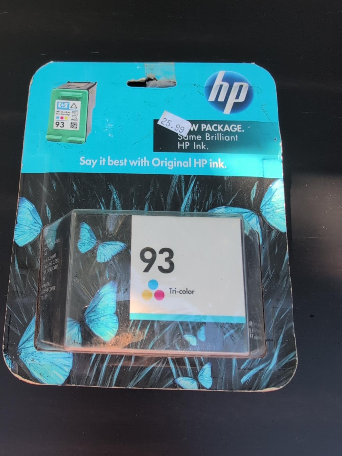 Genuine HP 93 Tri-Color Ink Cartridge C9361WN OEM Factory Sealed New Old Stock