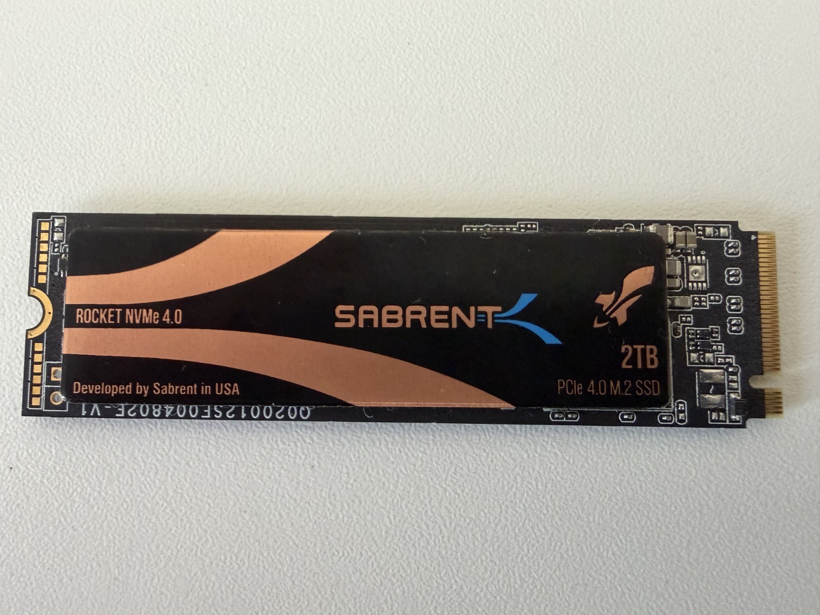 Sabrent Rocket 4.0 2TB Internal NVMe SSD M.2 Drive 2280 PCIe Gen4 - 91% Health