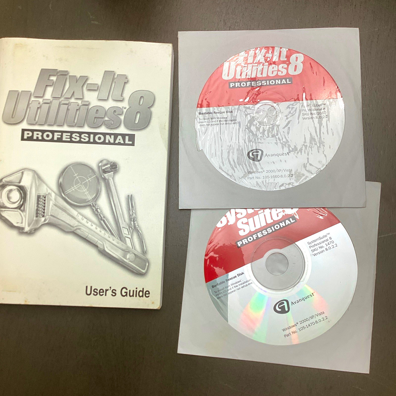 Avanquest Fix-It Utilities 8 Pro 2-Disc CD Windows 2000/XP/Vista Eng