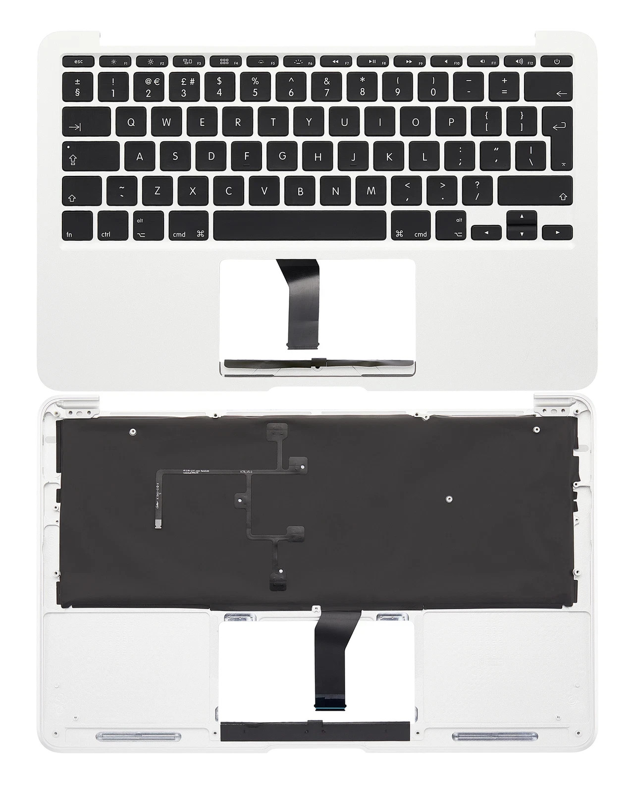 Top Case + Keyboard Compatible With MacBook Air 11" A1370/Mid 2011 UK English