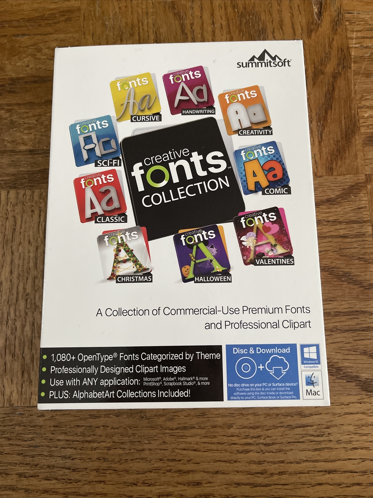 Creative Fonts Collection PC Software