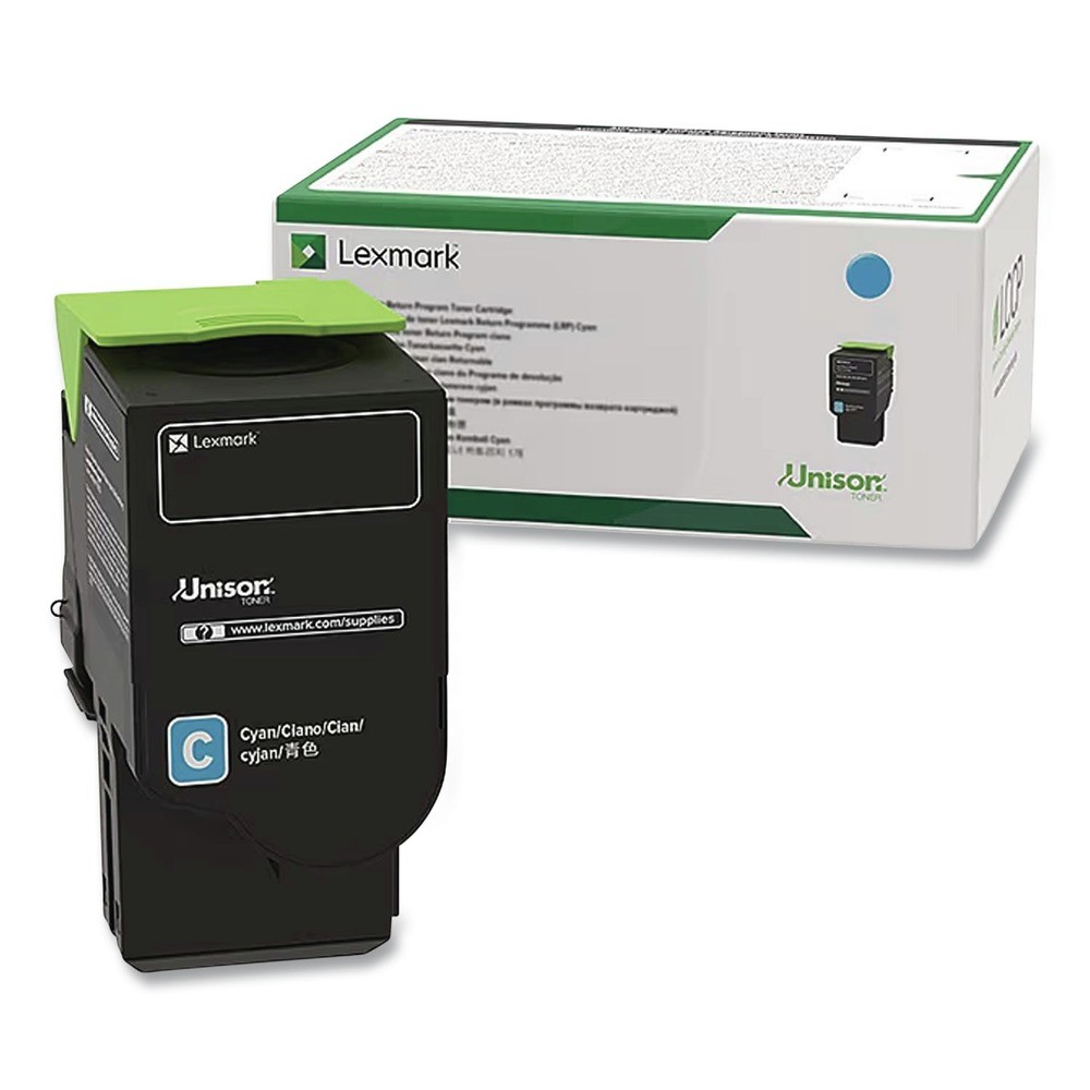 Lexmark 74C1SC0 7000 Page-Yield Return Program Unison Toner - Cyan New