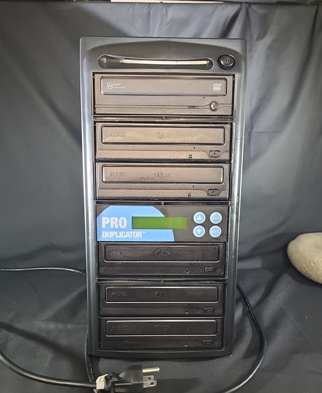 LG ProDuplica​tor 1-5 Burner Standalone Duplicator CD DVD R RW Tested works