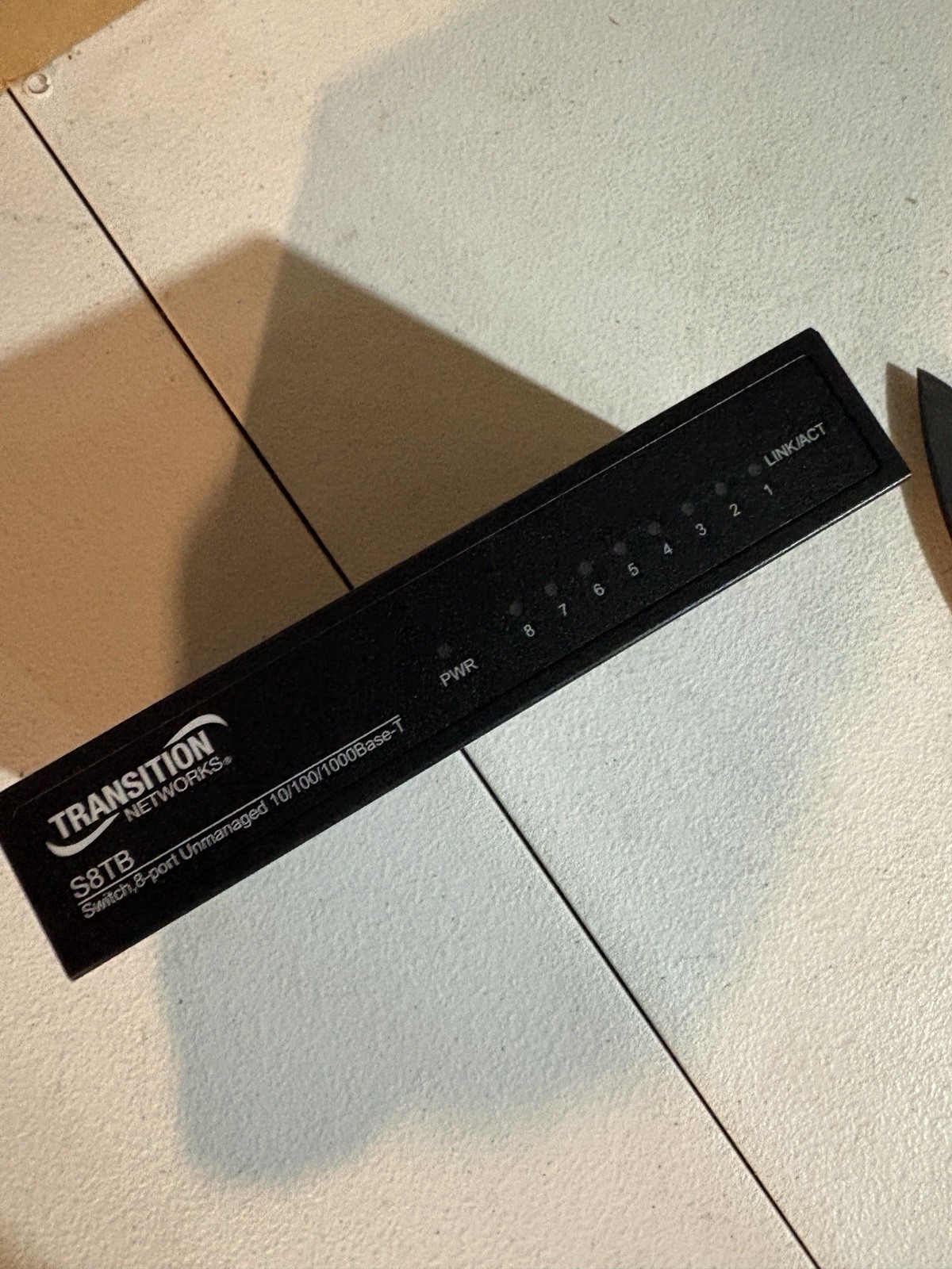 Transition Networks S8TB 8-Port Managed Ethernet Switch 10/100/1000Base-T 