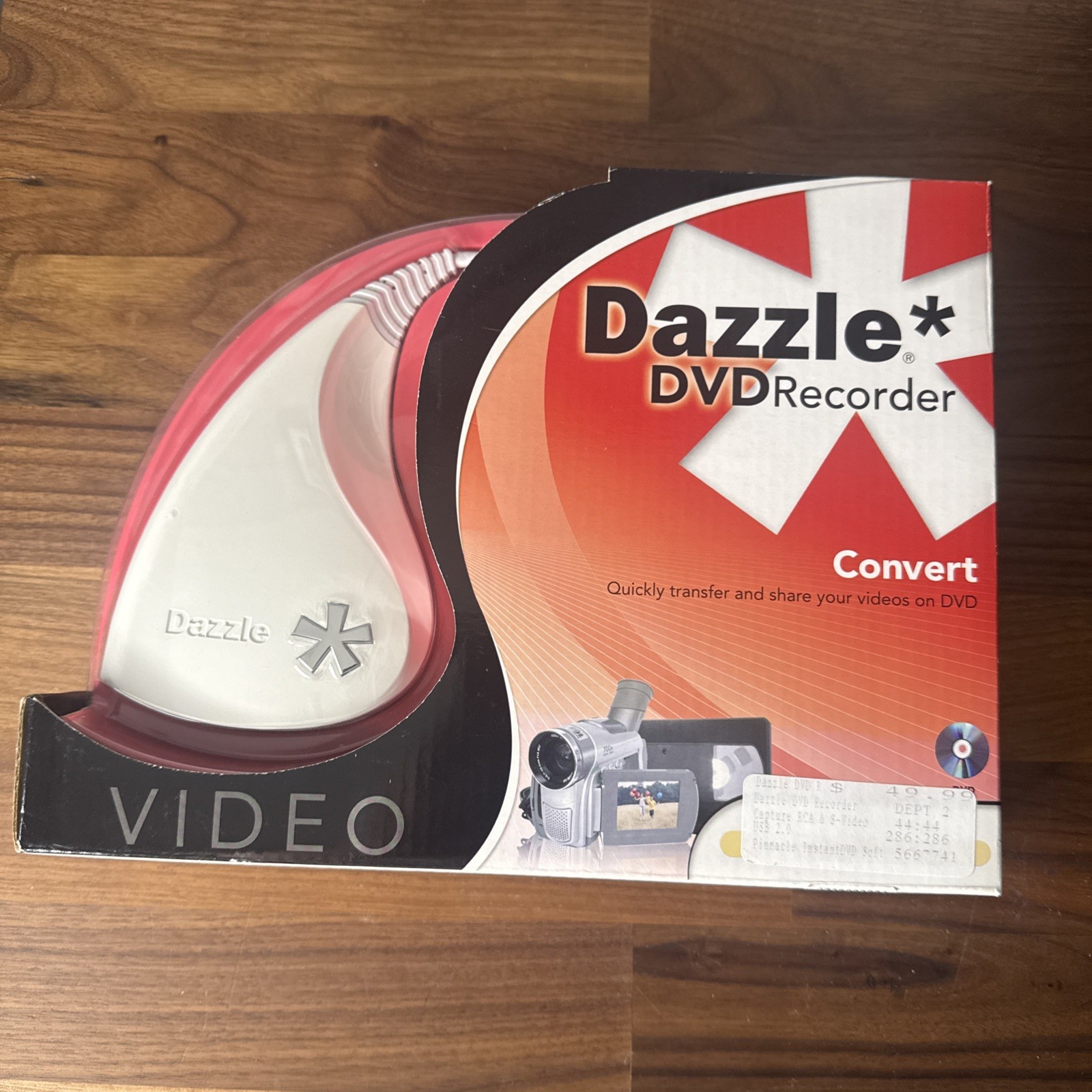 Pinnacle Studio Dazzle DVD Recorder Plus Save & Share Video Device NO SOFTWARE