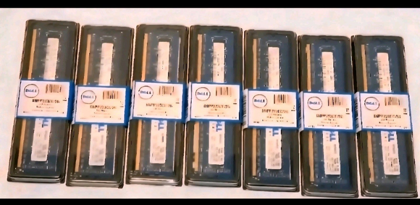 7 Dell SNP0223CC/2G 2 GB Ram PC Memory New