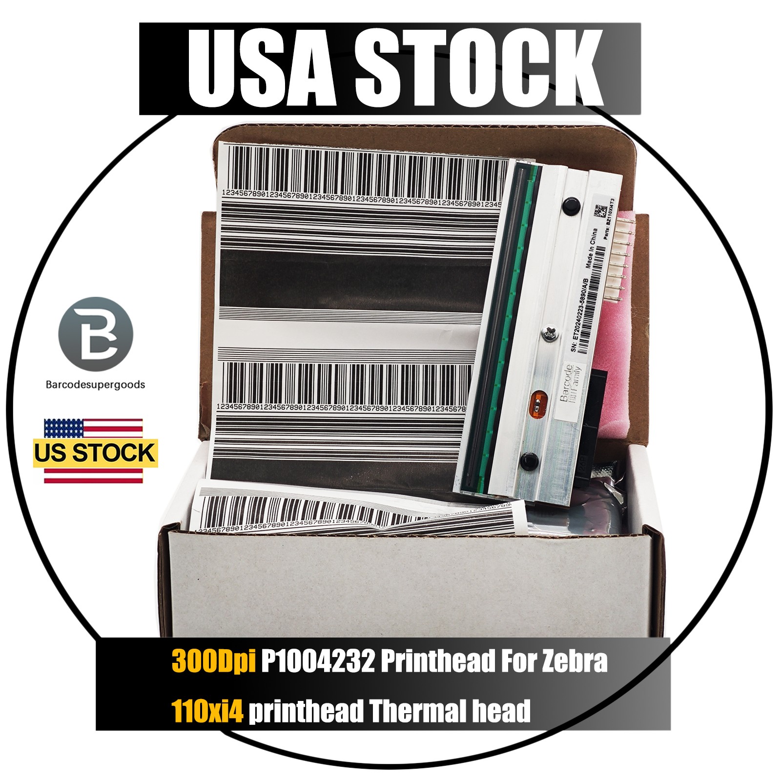 US Printhead for Zebra 110XI4 110XiIV Printer 300dpi P1004232