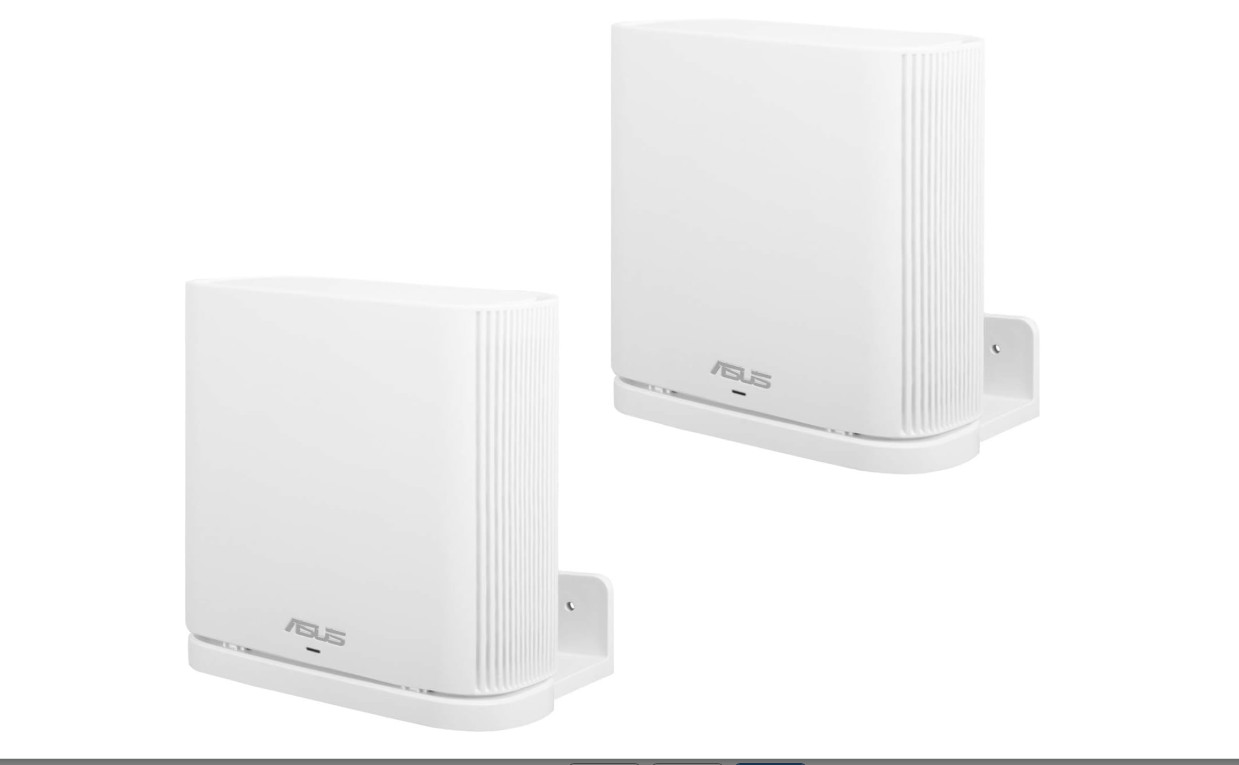 Soporte Pared Router ASUS ZenWiFi AX XT8 XT9 Blanco Pack 2
