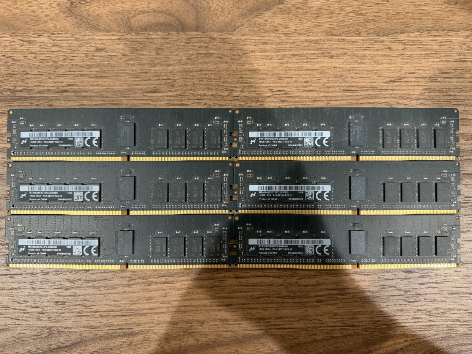 Apple OEM 96GB (6X16GB) DDR4 2933MHZ PC4-23400 ECC RDIMM for Mac Pro 2019 7,1