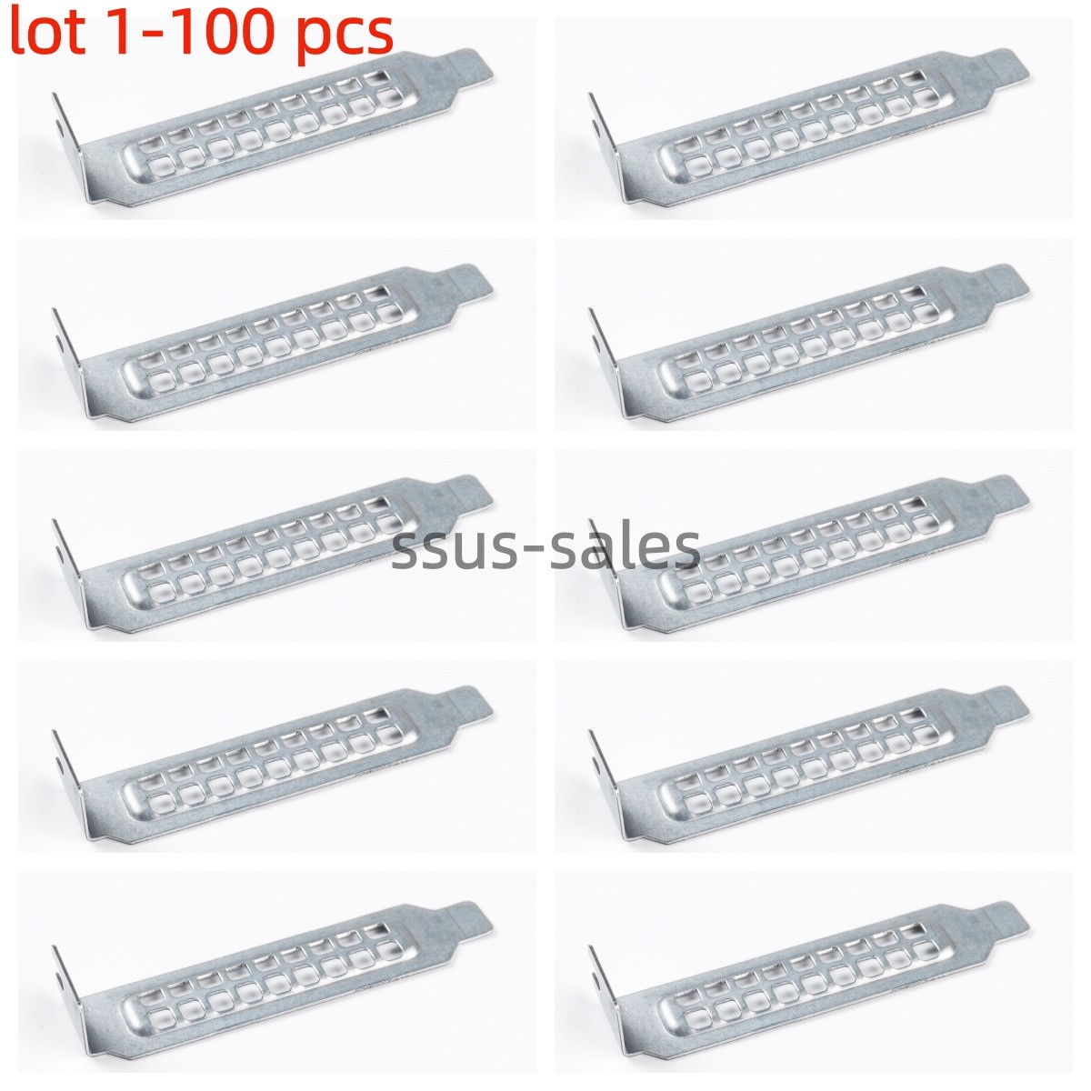 lot Low‑Profile PCI Slot Blank Bracket Chassis Vent Cover Fit Dell 14G R640‑R840