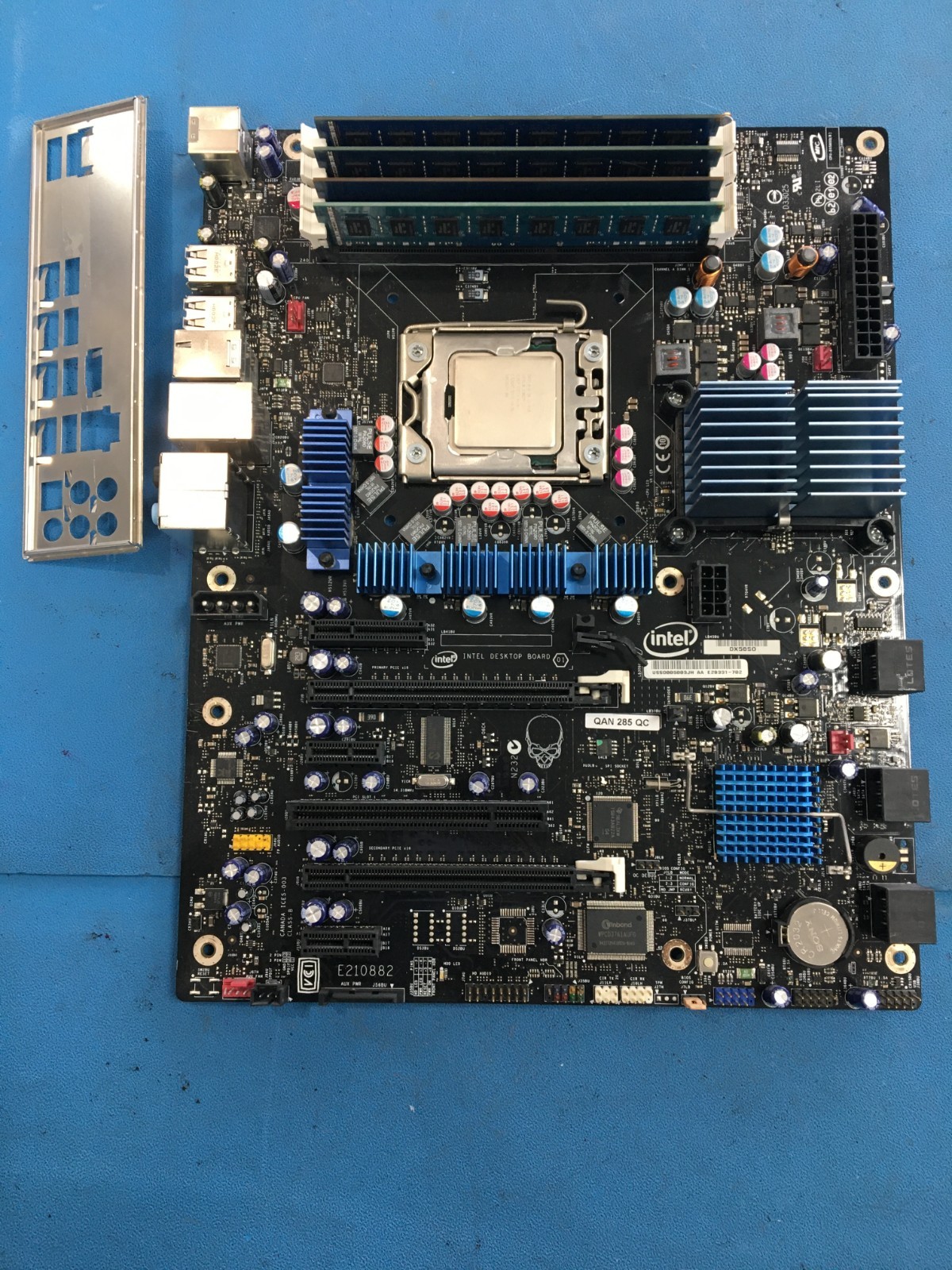 INTEL DX58S0 LB41BU LGA1366 MOTHERBOARD (MBD10) I7 - 930 2.8ghz Cpu 16GB RAM