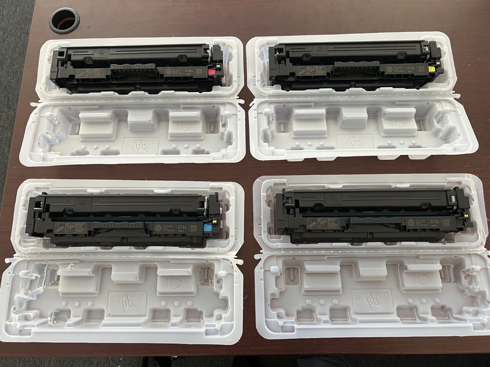 Genuine New HP 414A Toner Cartridge 4-PACK W2020A W2021A W2022A W2022A No Box