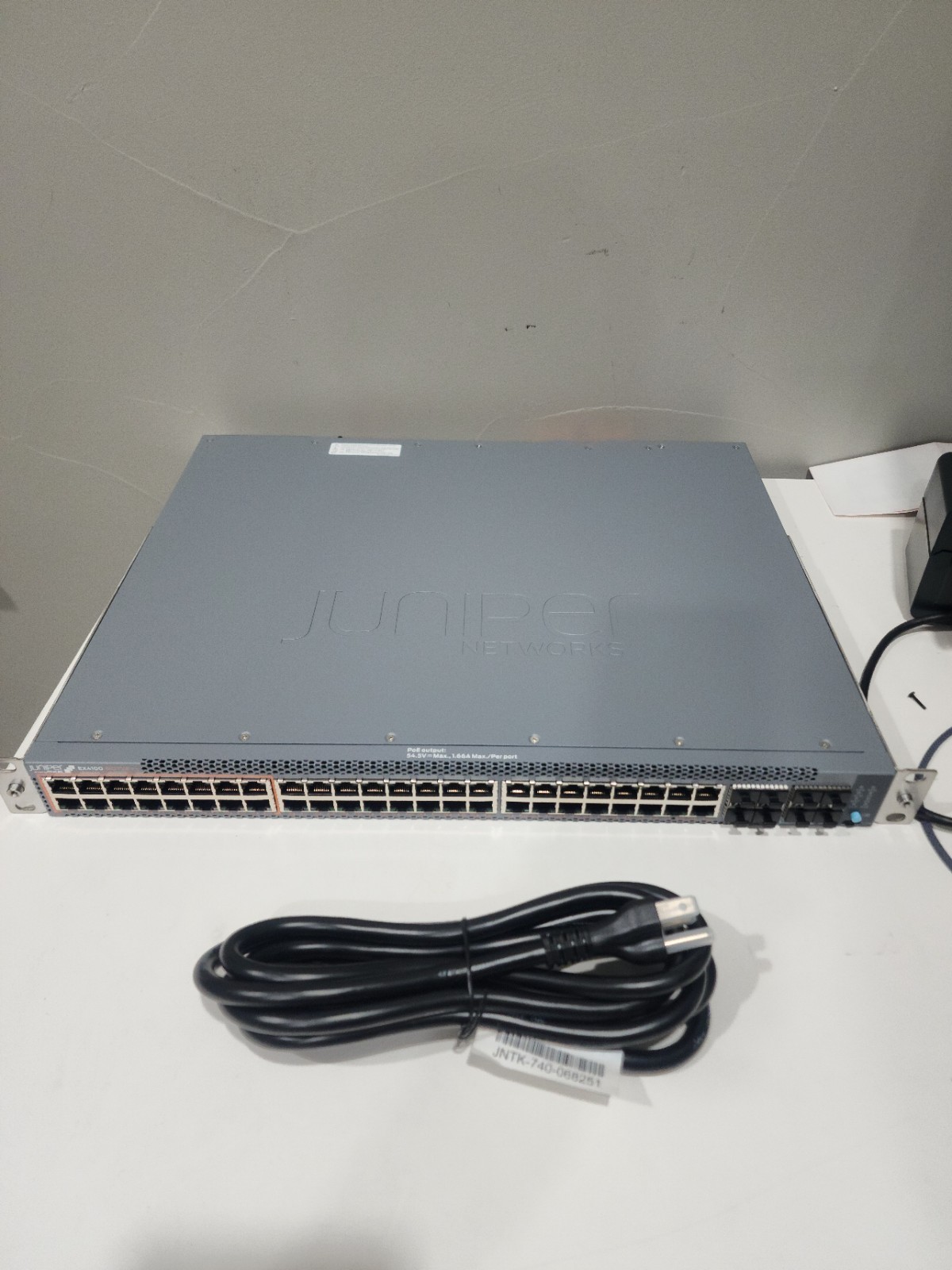 🌟 BRAND NEW 🌟 JUNIPER NETWORKS EX4100-48MP Multi-GIG Ethernet Network Switch