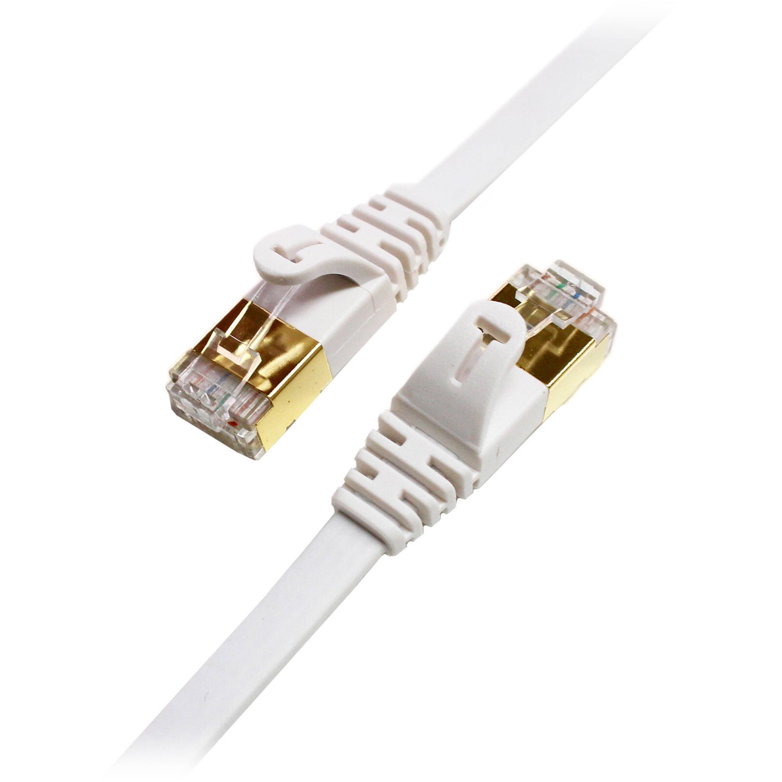 Flat Cat7 Cable Ethernet Network High Speed Patch Cord RJ45 Cat 7 Internet LOT