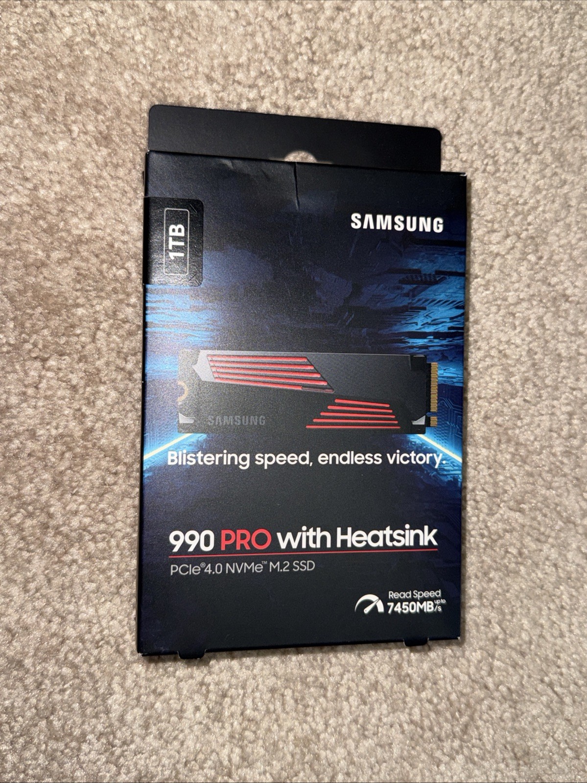 Samsung 990 PRO with Heatsink 1TB PCIe 4.0 NVMe M.2 SSD - Brand New