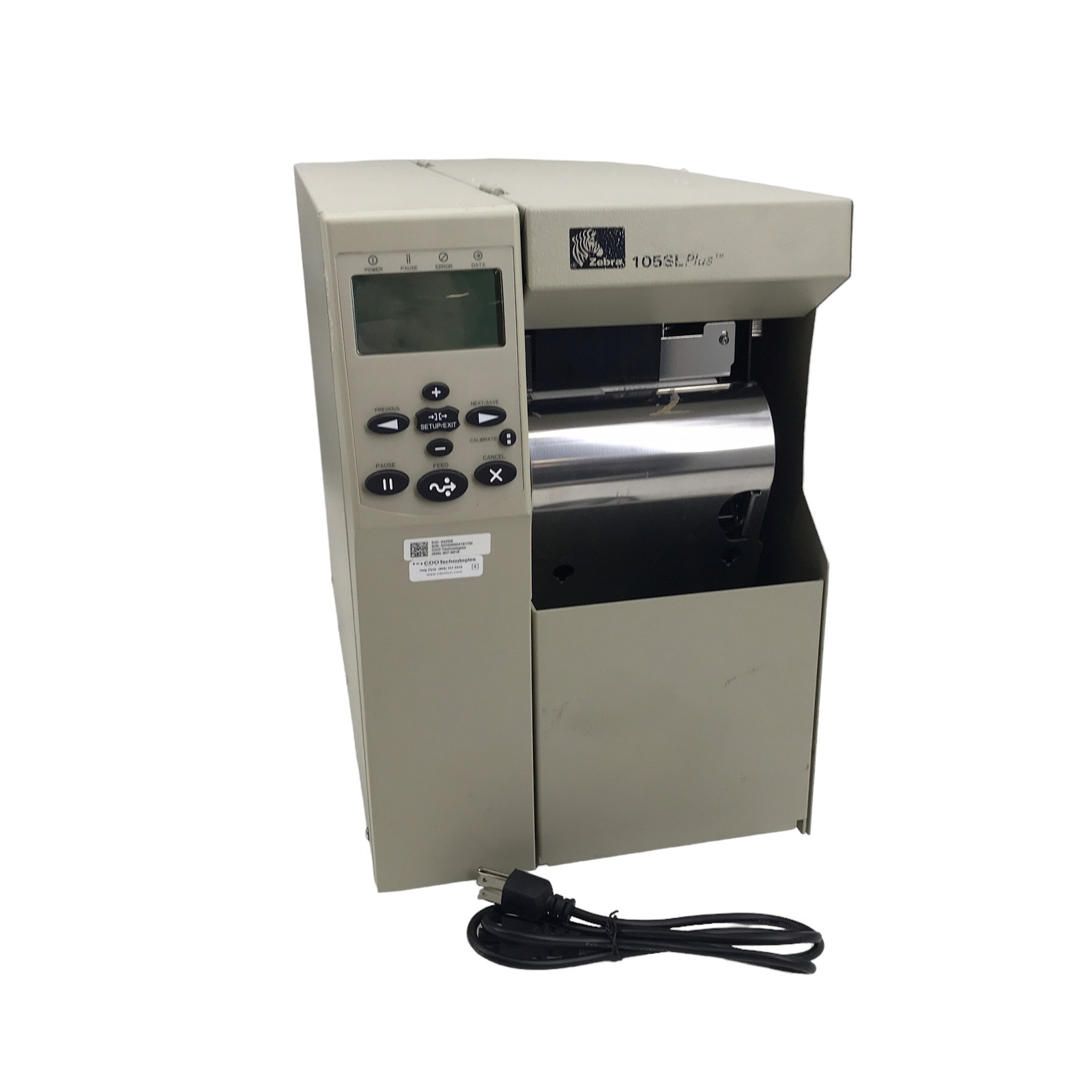 READ Zebra 105SL Plus Thermal Barcode Label Printer Industrial #IS2031