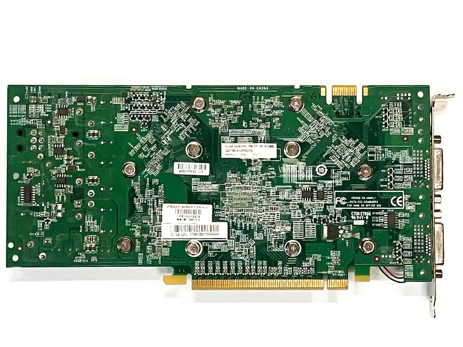 ELSA GLADIAC 796 GT V2 512MB DVI GRAPHICS CARD
