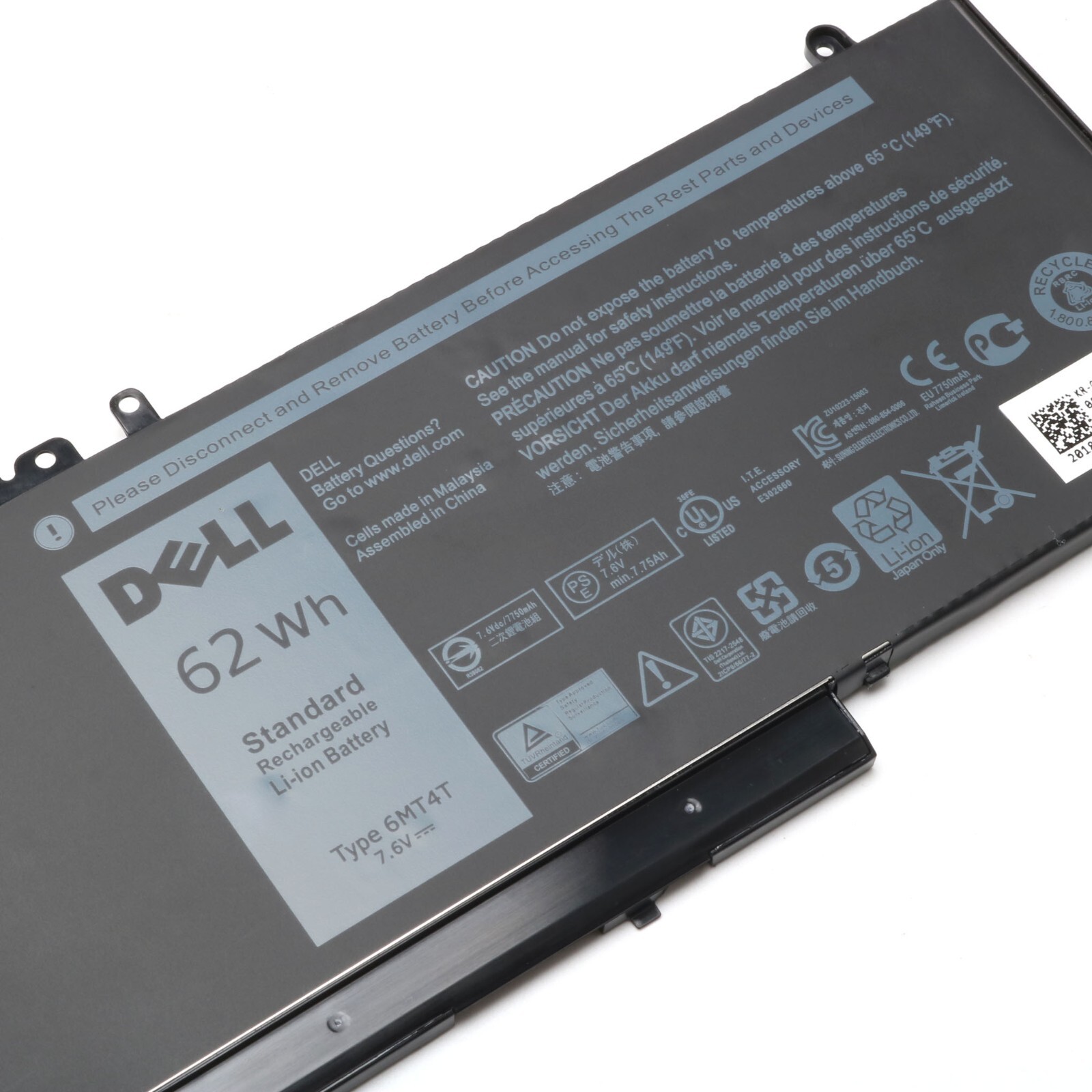 New Genuine 6MT4T 79VRK Battery For Dell Latitude E5470,E5570 Precision 3510 OEM